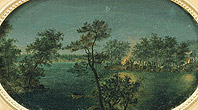 Эпизод войны 1788 г. - Eldgivning från Koverljars batteri 1788. Johan Tietrich Schoultz. www.nationalmuseum.se