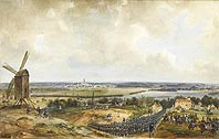 Вступление генерала Дюмурье в Монс 7 ноября 1792 г. - Entrée du Général Dumouriez dans la ville de Mons, à la tête de l'armée française, le 7 novembre 1792. Fort Siméon Jean Antoine (1793-1861). Versailles, châteaux de Versailles et de Trianon