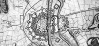 План Тионвиля и его укреплений - 1753 - Plan tres exact de Thionville avec ses fortifications, telles qu'elles sont aujourd'hui, et ses environs, par le Sr Ockley