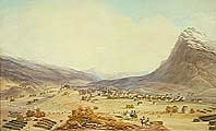 Позиции войск Массены в сражении при Гларисе 5 октября (н.с.) 1799 г. (Fort Siméon Jean Antoine. 1837)