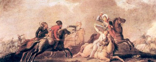 Пленение Т. Костюшко в сражение при Мацеевице 1794 г. (Jan Bogumil Plersch)