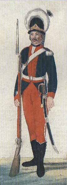 Гренадер Лейб-гренадерского полка. - 1793 - Grenadier. Leib-grenadier regiment