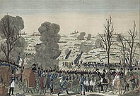 Сражение при Аустерлице 1805 г. (эстамп начала 19 в.)