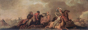 Пленение Костюшко в сражении при Мацейовицами 10 октября 1794 (Jan Bogumil Plersch)