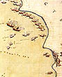 План морского сражения при Патрасе. 1772 г. - The Action of 6 November 1772 near Patrai