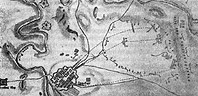 Артиллерия Пугачева в бою под Оренбурге 13 января 1774 г.