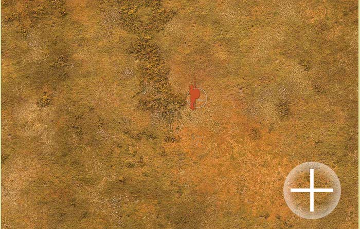The Battlemat (020) 'Burned-out grass plain'
