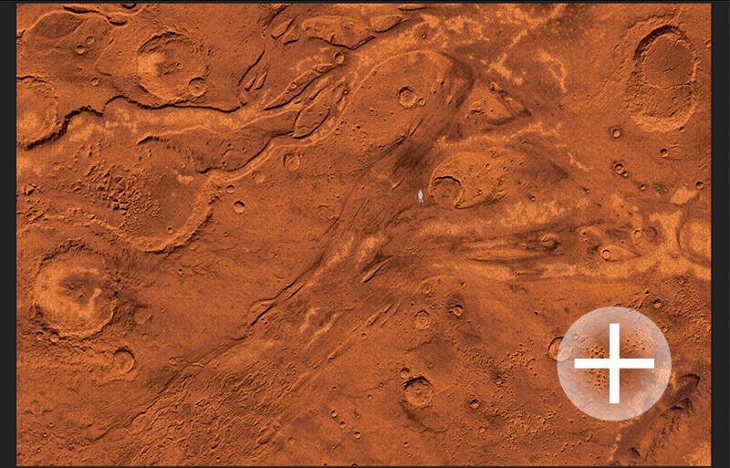 The Martian plain 6'x4' (bm025) 'Martians Wars'