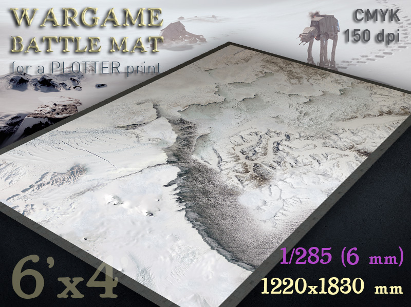 The Battlemat (0446) Arctic 1/285 (6mm)