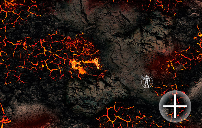 The Battlemat (bd004) Lava's Inferno