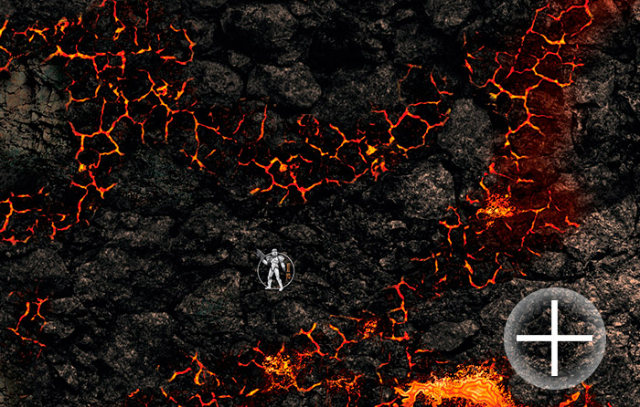 The Battlemat (bd004) Lava's Inferno