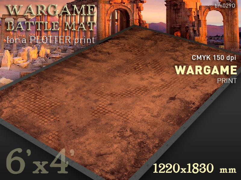 Warhammer40k 'Under Orange Star' The Battlemat 6x4 (28mm)