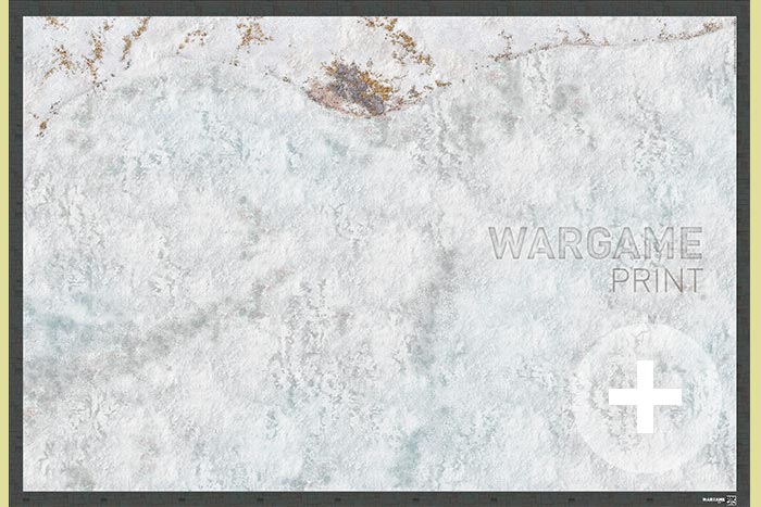 Wargame Battle mat (046) Frozen Lake
