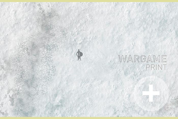 Wargame Battle mat (046) Frozen Lake