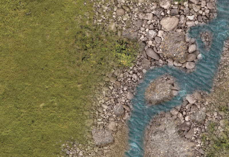 DBA Battle mat (1144) Grass Plain Creek