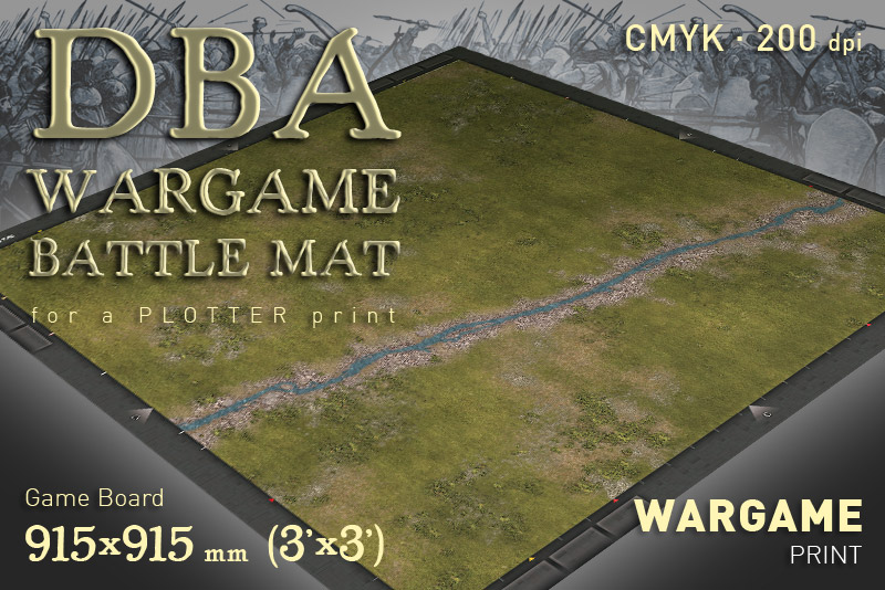DBA Battle mat (1144) Grass Plain Creek