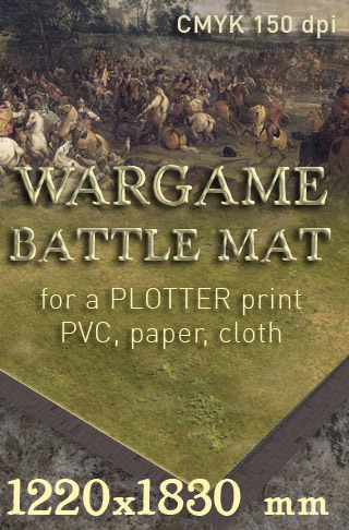 Wargame Battlemat 017 Battleboard image grass plain