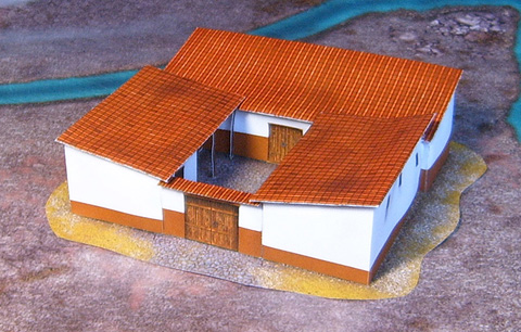 Roman house model Roman house model