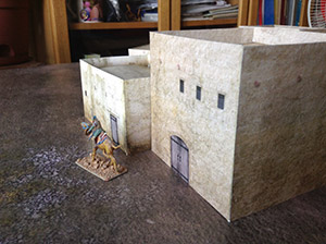 Arab Style Buildings: Sci-fi Style Buildings. Foldable Paper Ccenery System. 28 mm, 1/72, 15 mm, 6mm scale