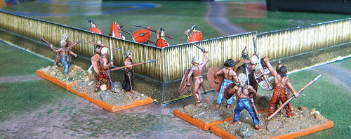 Roman Camp. Paper scenery models.