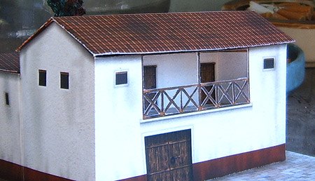 Paper model: Roman house (villa) 1/72