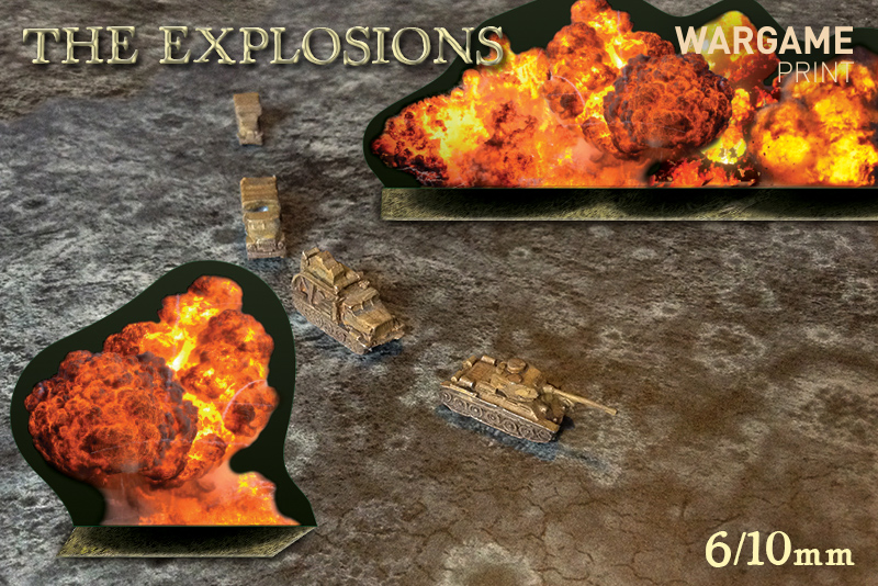 The explosions kit 1:285 (6mm) / 1:144 (10mm)