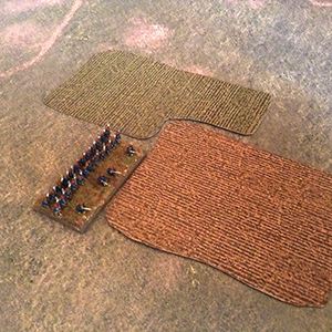 Country wargames scenery kit 1:285 (6mm) / 1:144 (10mm). Modular Paper 2D Scenery System.