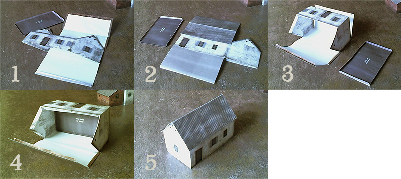 Paper model set: Waterloo Style Buildings. Foldable Paper Scenery System. 28 mm, 1/72, 15 mm, 10mm scale