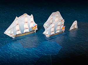 Your Fleet 1775-1815. A sail warships's double-sided flat �ounters collection