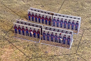 Just Paper Battles Napoleonics - Austrian army 1809-1814 Osterreichische Heers (6mm)