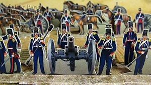 Just Paper Battles Crimea - British troops. Royal Artillery. Alma 1854 (28mm)