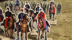 Just Paper Battles Crimea - French army. Commanders and headquarters officers. Alma 1854 (28mm)