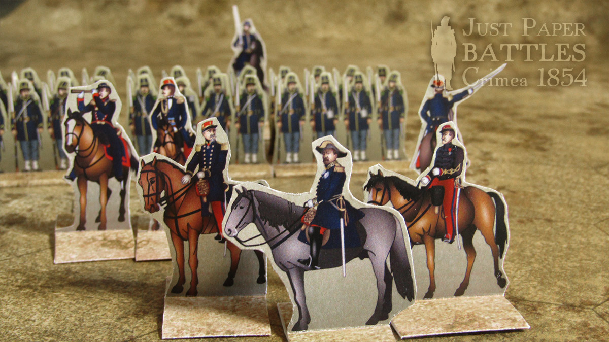 JPBC - French army. Commanders and headquarters officers 1854 (28mm)