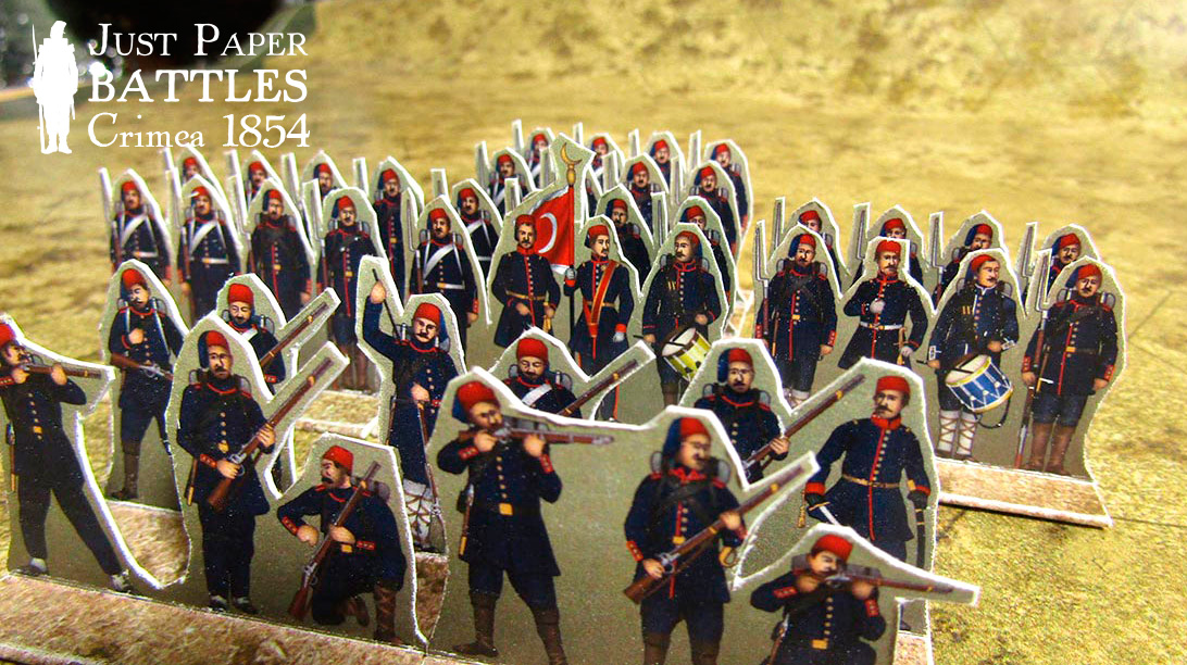 JPBC-Infantry regiments. Turkish Army. Alma 1854. Osmanlı Imparatorluğu Ordusu. Piyade alayları ('28mm