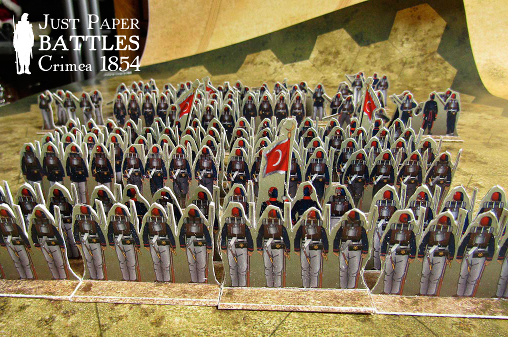 JPBC-Infantry regiments. Turkish Army. Alma 1854. Osmanlı Imparatorluğu Ordusu. Piyade alayları ('28mm