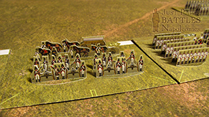 Just Paper Battles Napoleonics - The bases (Blücher by Sam A. Mustafa). Modular Paper 2,5D Wargames System.