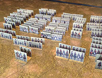 Just Paper Battles Napoleonics - French Army (10mm) 1812-1815. Modular Paper 2,5D Wargames System.