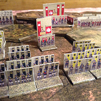 Just Paper Battles Samurai - Oda army (6mm) 織田軍 (戦國時代). Modular Paper 2,5D Wargames System.