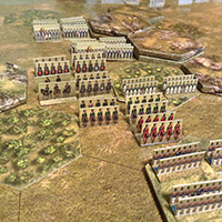 Just Paper Battles Napoleonics - Portuguese army (6mm). Command & colours napoleonics Modular Paper 2,5D Wargames System. Battle of Rolica 1808