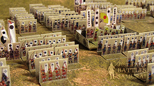 Just Paper Battles Samurai - Tokugawa army (6mm) 徳川軍 (戦國時代). Modular Paper 2,5D Wargames System.