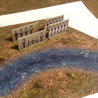 Just Paper Battles Napoleonics - hexogonal 2d terrain - Hex 100mm Modular Paper 2D Wargames System.