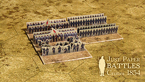 Just Paper Battles Crimea - Turkish Army (10mm) 1854 Alma Modular Paper 2,5D Wargames System