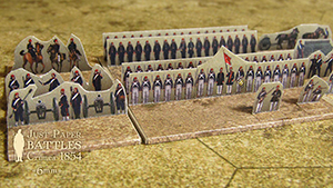 Just Paper Battles Crimea - Turkish Army (6mm) 1854 Alma Modular Paper 2,5D Wargames System