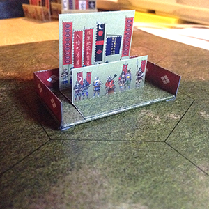 Just Paper Battles Samurai - Modular Paper 2,5D Wargames System.
