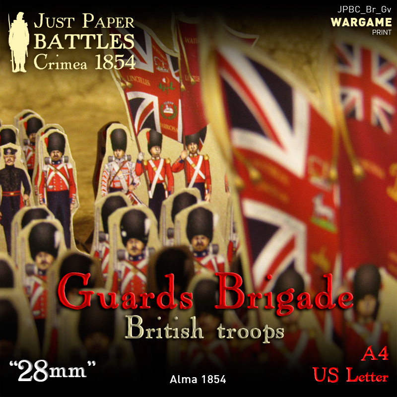 JPBC - Guards Brigade. British troops. Alma 1854. ('28mm')