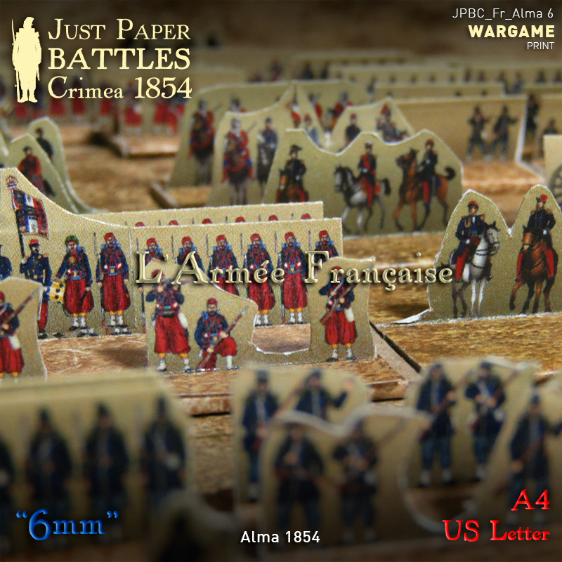 Just Paper Battles Crimea. French army (