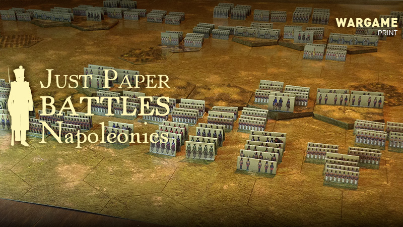 Just Paper Battles Napoleonics - 2,5d Modular Wargames System