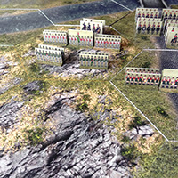 Just Paper Battles Napoleonics - Terrain - Hex 100mm Modular Paper 2D Wargames System.