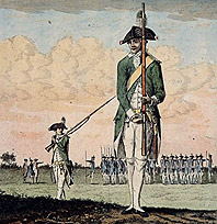 Иллюстрация из строевого устава для добровольческого корпуса 1783 г.