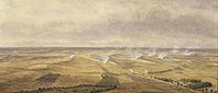 Сражение при Вальми с 15 до 16 часов дня - Bataille de Valmy de 3 a 4 heures du soir, le 20 septembre 1792. Jung Theodore (1803-1865). Versailles, chateaux de Versailles et de Trianon.